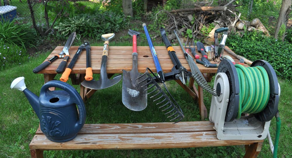Sharpen Garden Tools