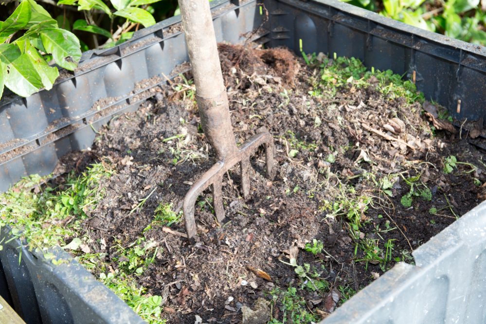 turning compost