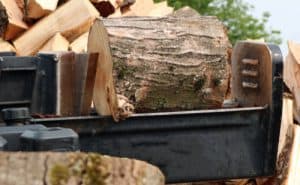 Electric Log Splitter log capacity