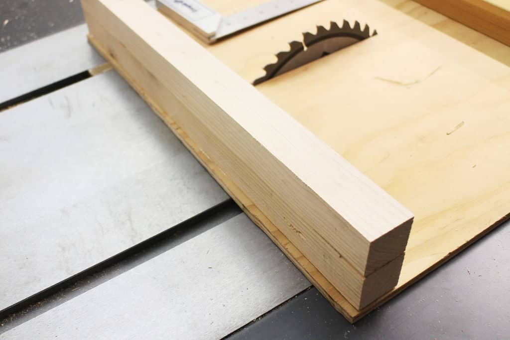 Easy Table Saw Sled