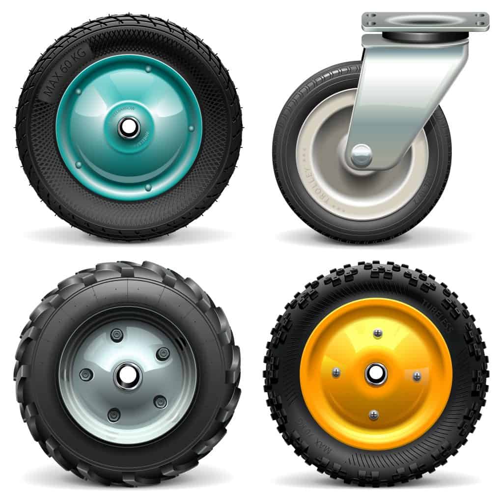 Wheelbarrow Rubber Tires