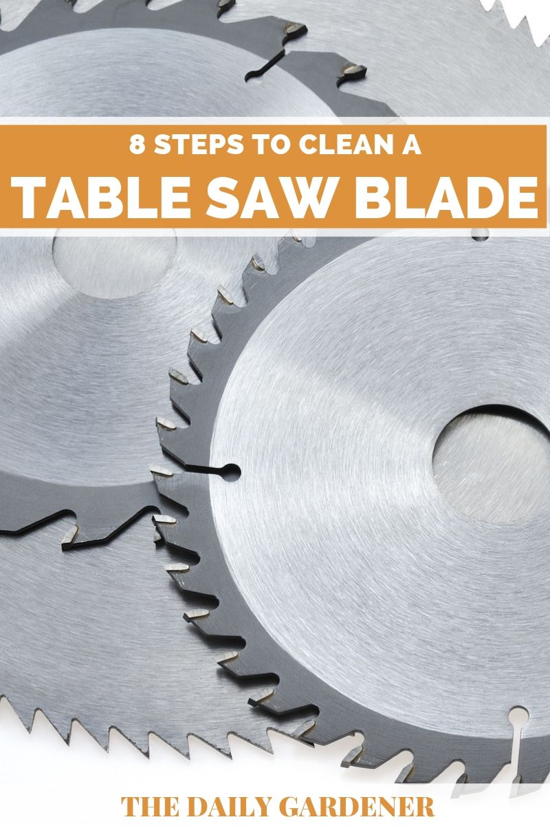 how to clean table saw blade 2