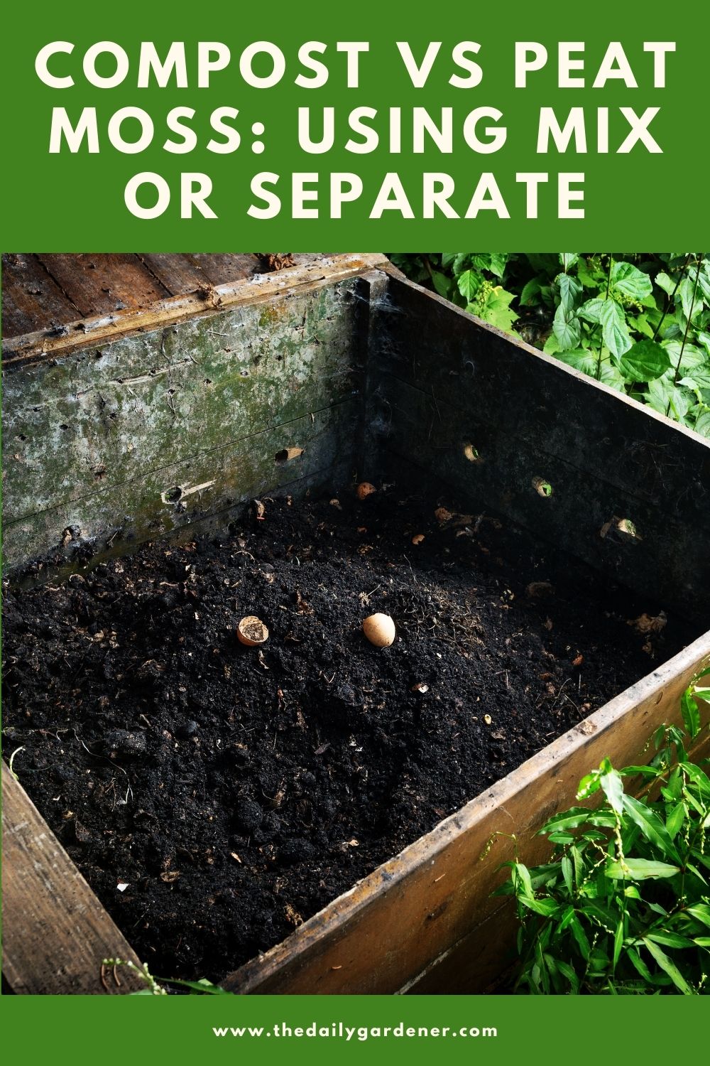 Compost vs Peat Moss Using Mix or Separate 2