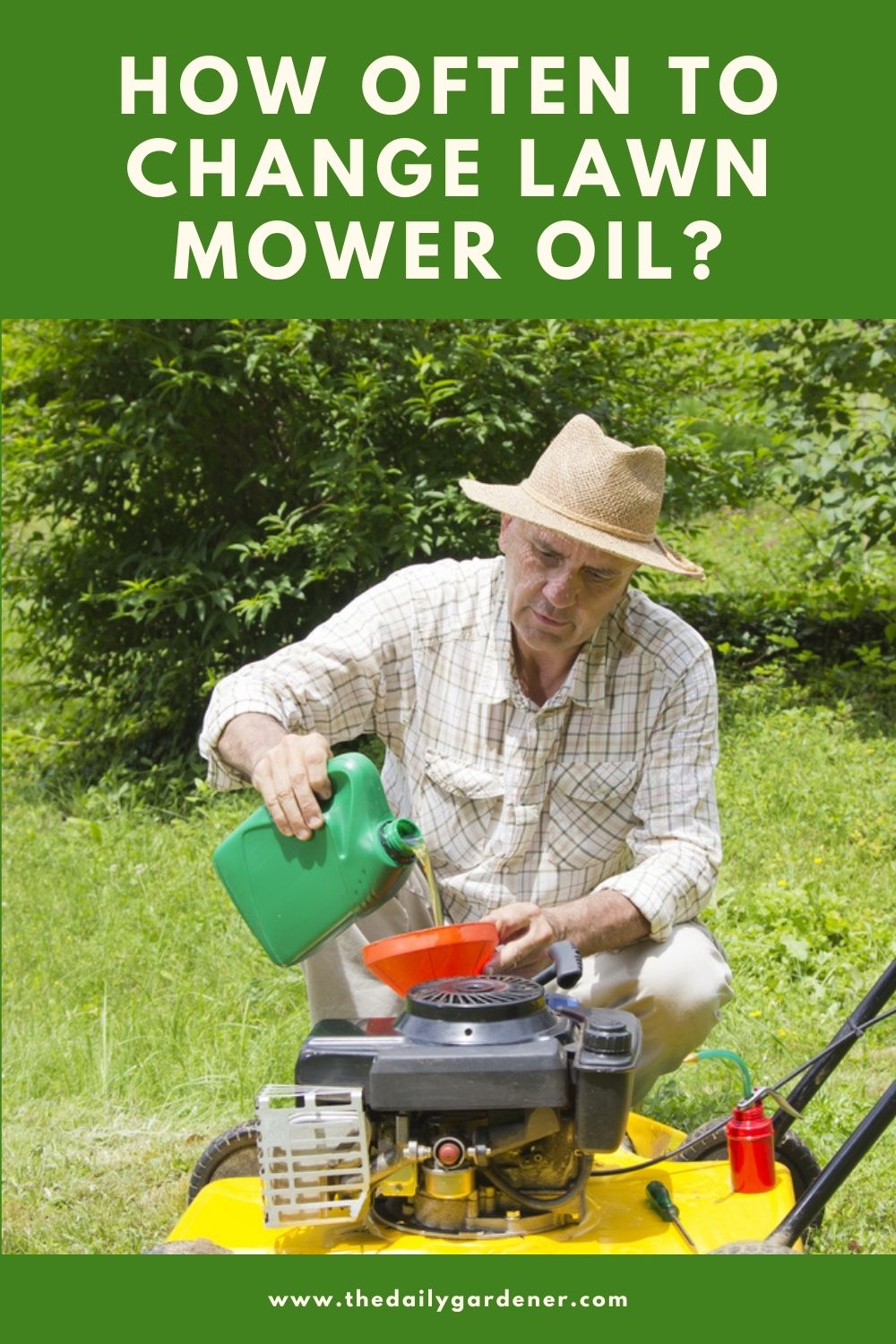 How Often to Change Lawn Mower Oil 1